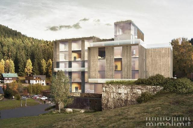 Vizualizace Grand Hotelu Hradec v Peci pod Sněžkou