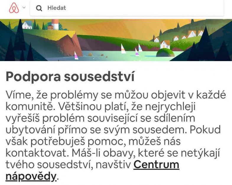 Airbnb zavádí linku pro sousedy.jpg Airbnb zavádí linku pro sousedy