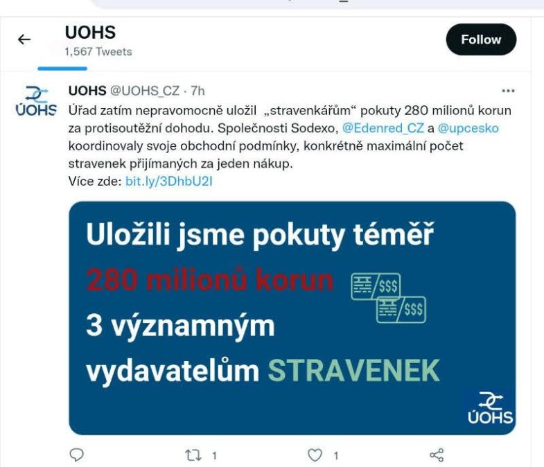 Úřad udělil vysoké pokuty stravenkovým firmám.jpg Úřad udělil vysoké pokuty stravenkovým firmám