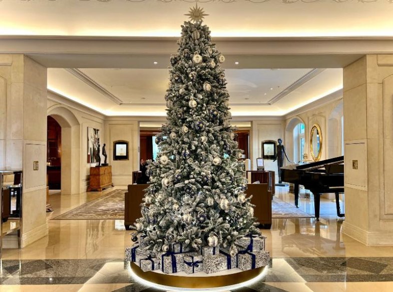 Vánoční stromek Dior v lobby Four Seasons Hotel Prague.jpg Vánoční stromek Dior v lobby Four Seasons Hotel Prague